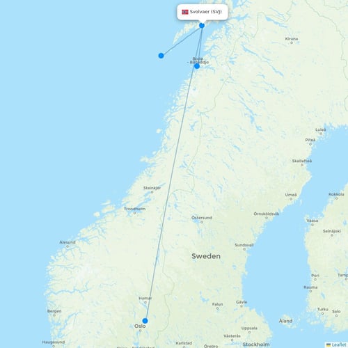 Map of Svolvaer