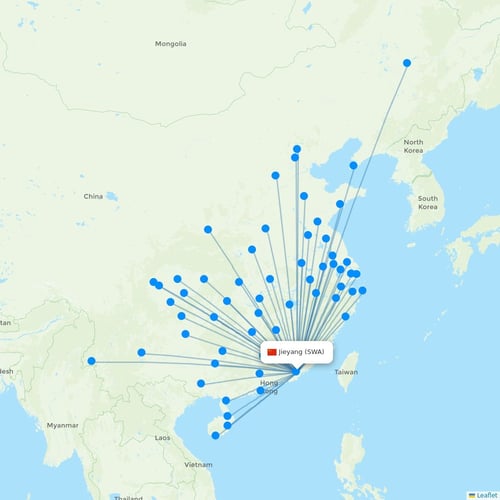 Map of Jieyang