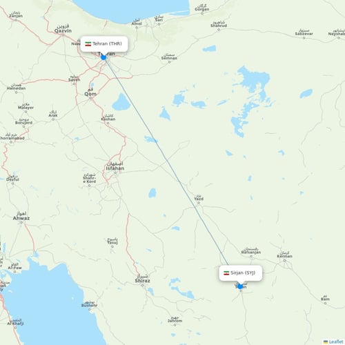 Map of Sirjan