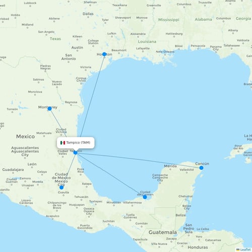 Map of Tampico