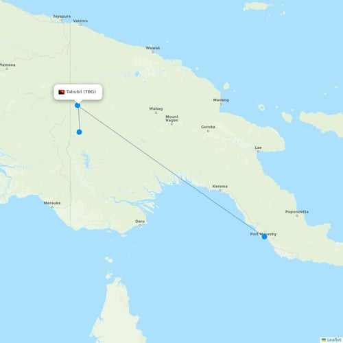 Map of Tabubil
