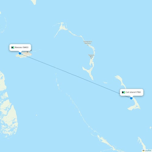 Map of Cat Island