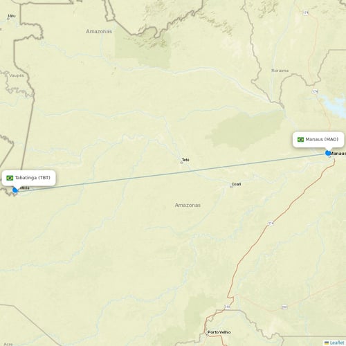 Map of Tabatinga