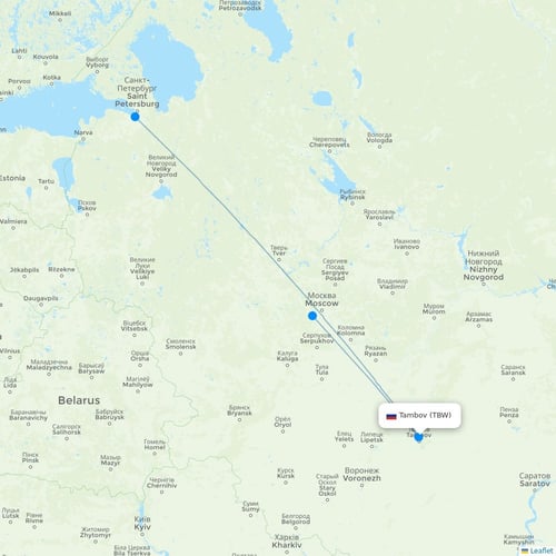Map of Tambov