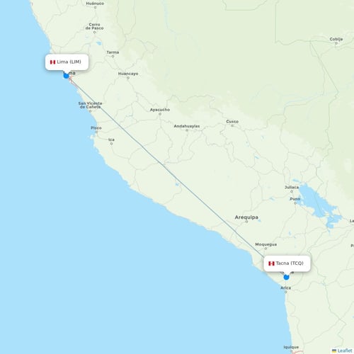Map of Tacna