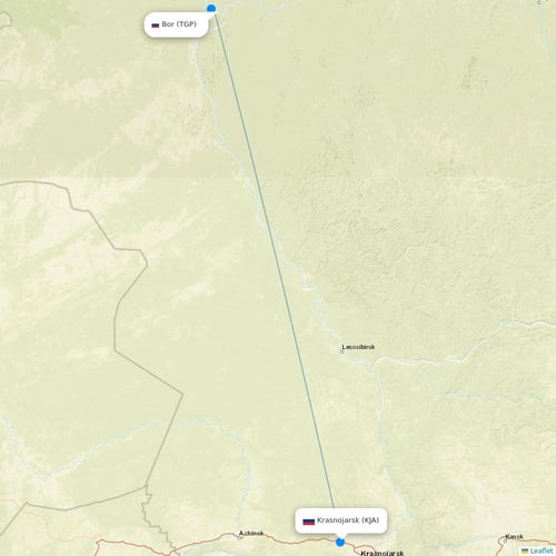 Map of Bor