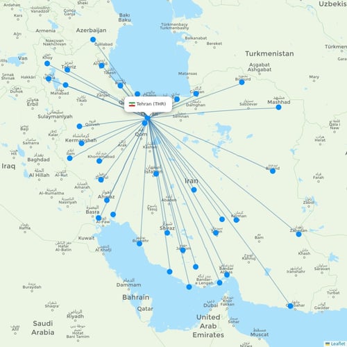 Map of Tehran