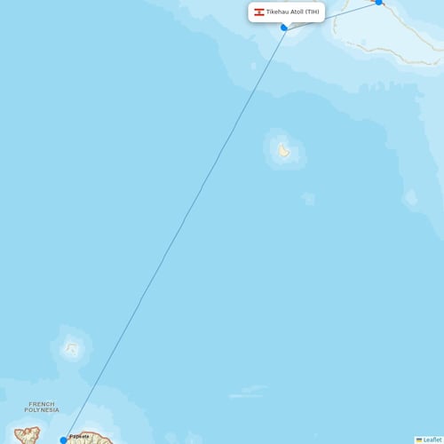 Map of Tikehau Atoll