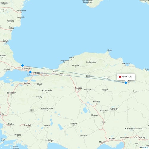 Map of Tokat