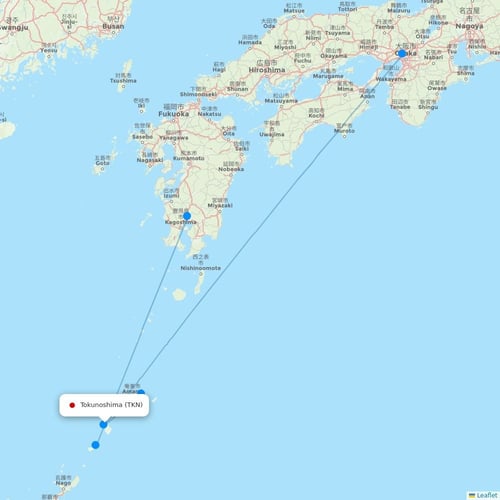 Map of Tokunoshima