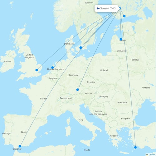 Map of Tampere