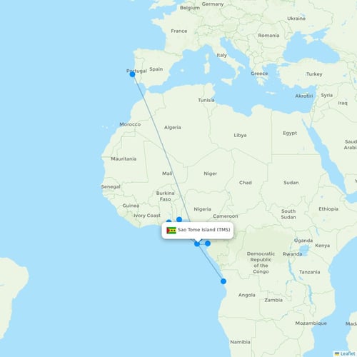Map of Sao Tome Island