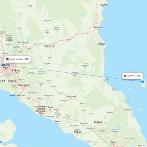 Map of Tioman