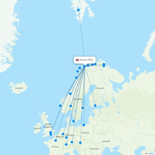 Map of Tromso