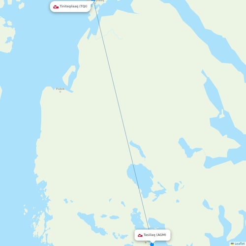 Map of Tiniteqilaaq