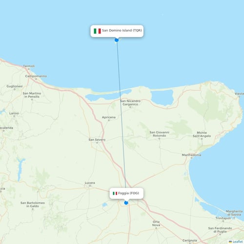Map of San Domino Island