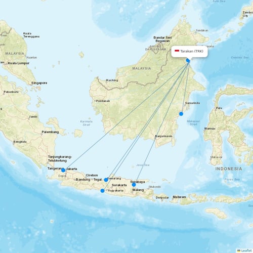 Map of Tarakan