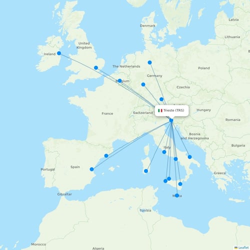 Map of Trieste