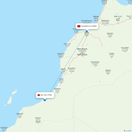 Map of Tan Tan