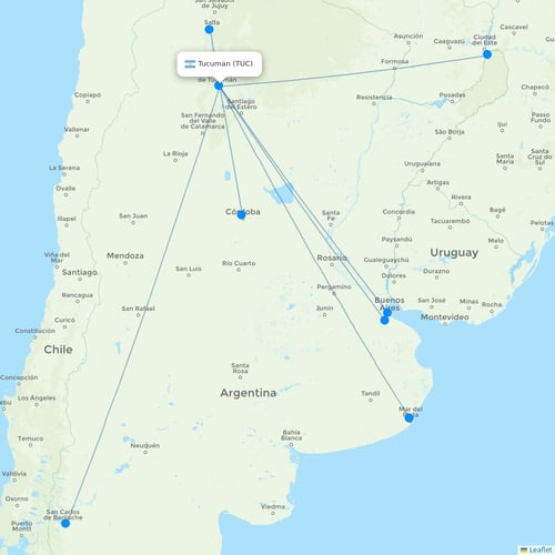 Map of Tucuman