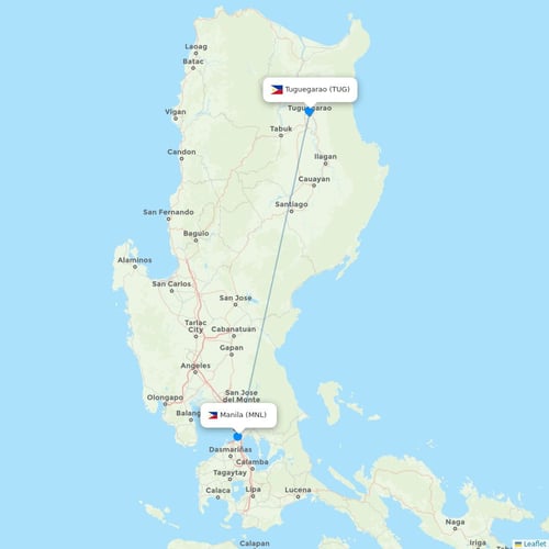 Map of Tuguegarao