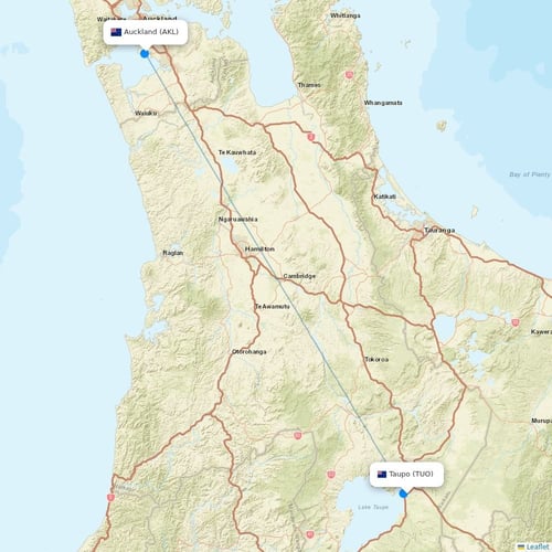 Map of Taupo
