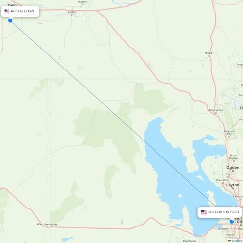 Map of Twin Falls