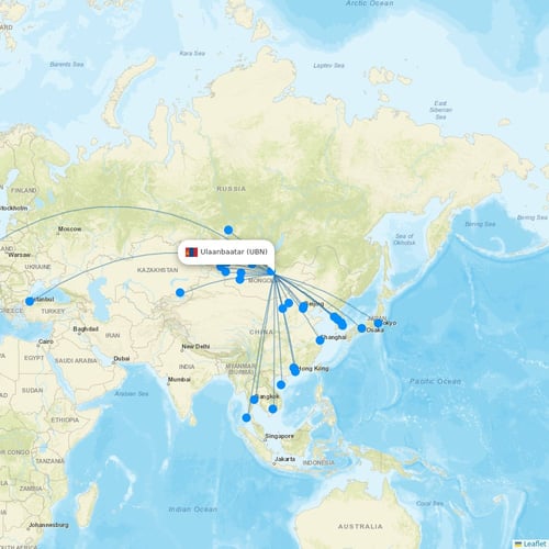 Map of Ulaanbaatar