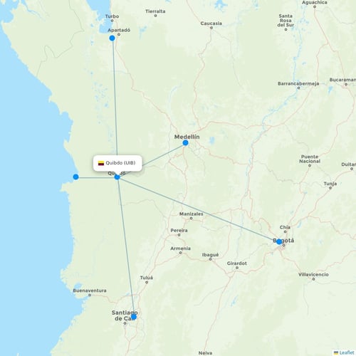 Map of Quibdo