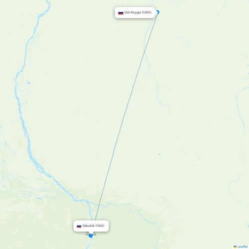 Map of Ust-Kuyga