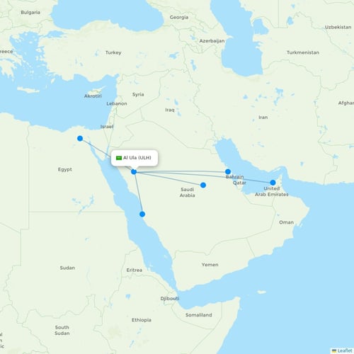 Map of Al Ula