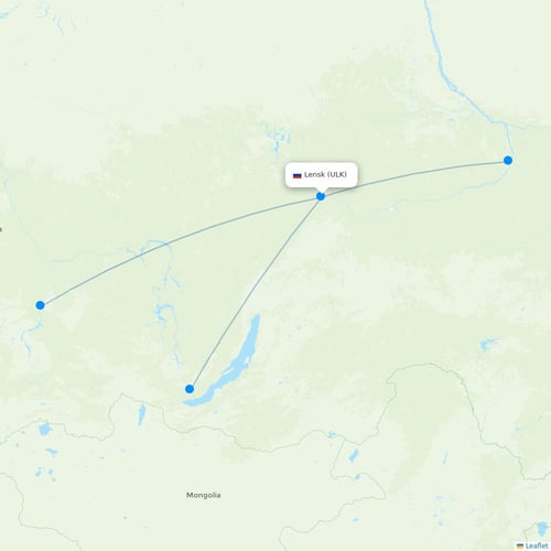 Map of Lensk