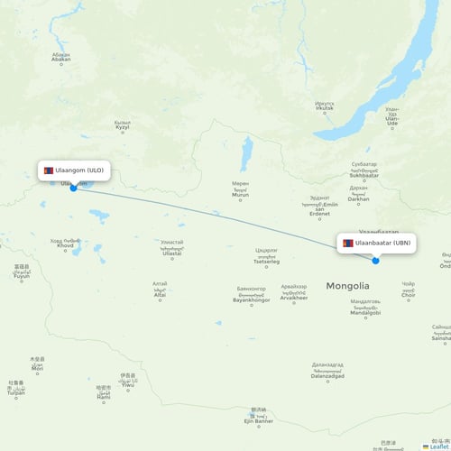 Map of Ulaangom
