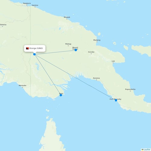 Map of Kiunga