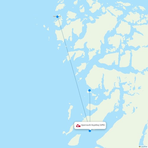 Map of Upernavik Kujalleq