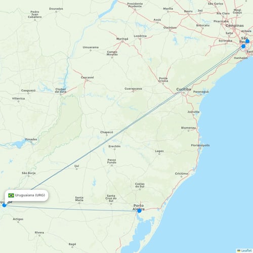 Map of Uruguaiana