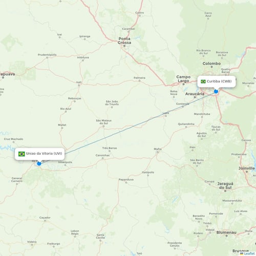 Map of Uniao da Vitoria