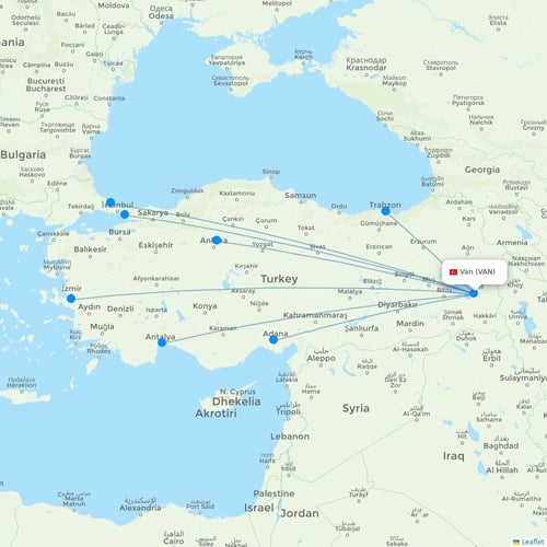Map of Van