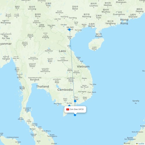 Map of Con Dao