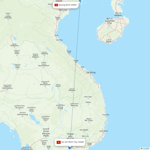 Map of Quang Ninh