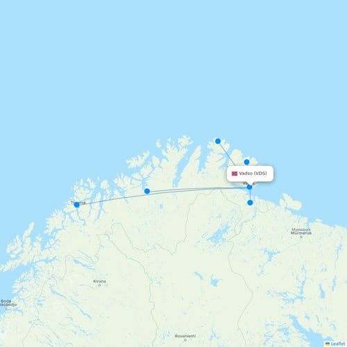 Map of Vadso