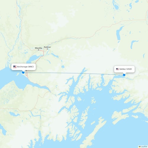 Map of Valdez