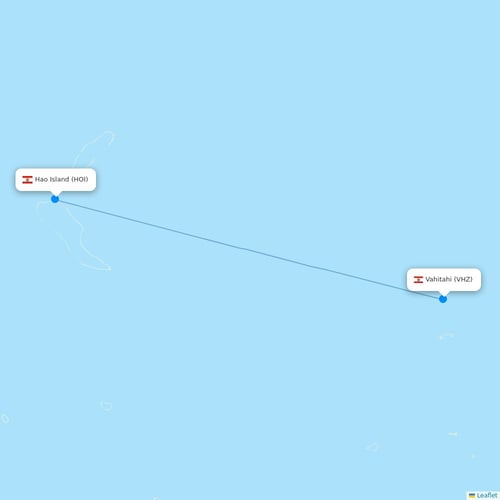 Map of Vahitahi