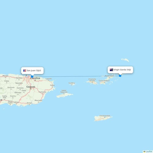Map of Virgin Gorda