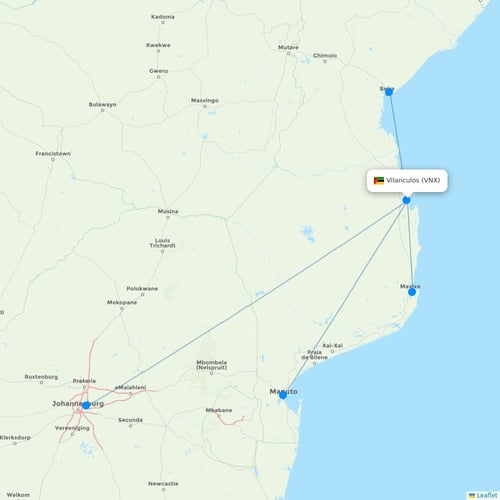Map of Vilanculos