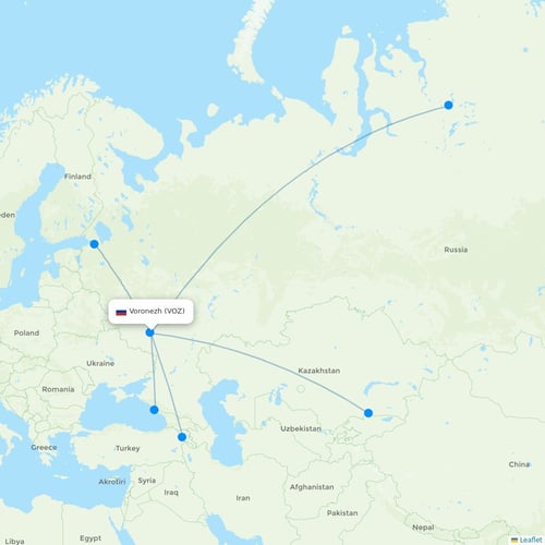 Map of Voronezh