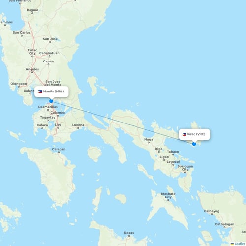 Map of Virac