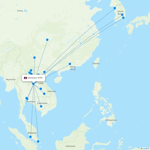 Map of Vientiane