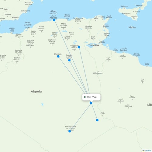Map of Illizi