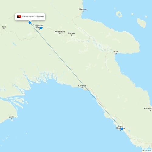 Map of Wapenamanda